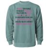 Unisex Midweight Pigment-Dyed Crewneck Sweatshirt Thumbnail