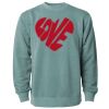 Unisex Midweight Pigment-Dyed Crewneck Sweatshirt Thumbnail