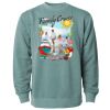 Unisex Midweight Pigment-Dyed Crewneck Sweatshirt Thumbnail