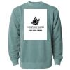 Unisex Midweight Pigment-Dyed Crewneck Sweatshirt Thumbnail