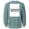 Unisex Midweight Pigment-Dyed Crewneck Sweatshirt Thumbnail