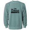 Unisex Midweight Pigment-Dyed Crewneck Sweatshirt Thumbnail