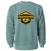 Unisex Midweight Pigment-Dyed Crewneck Sweatshirt Thumbnail