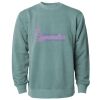 Unisex Midweight Pigment-Dyed Crewneck Sweatshirt Thumbnail