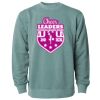 Unisex Midweight Pigment-Dyed Crewneck Sweatshirt Thumbnail