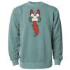 Unisex Midweight Pigment-Dyed Crewneck Sweatshirt Thumbnail