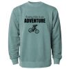 Unisex Midweight Pigment-Dyed Crewneck Sweatshirt Thumbnail